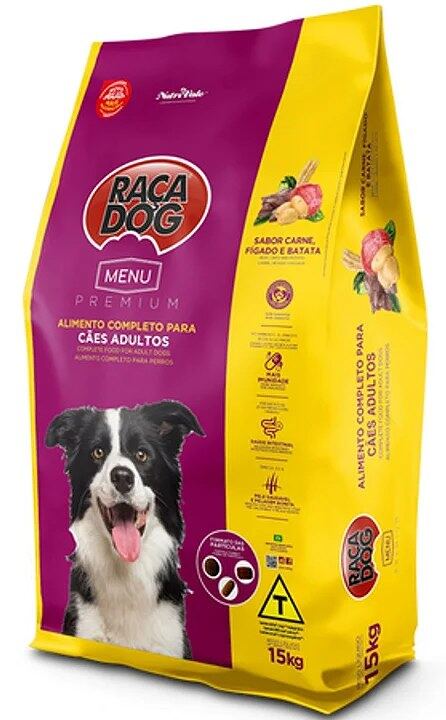 Raça Dog Adulto Carne, Fígado e Batata 25kg