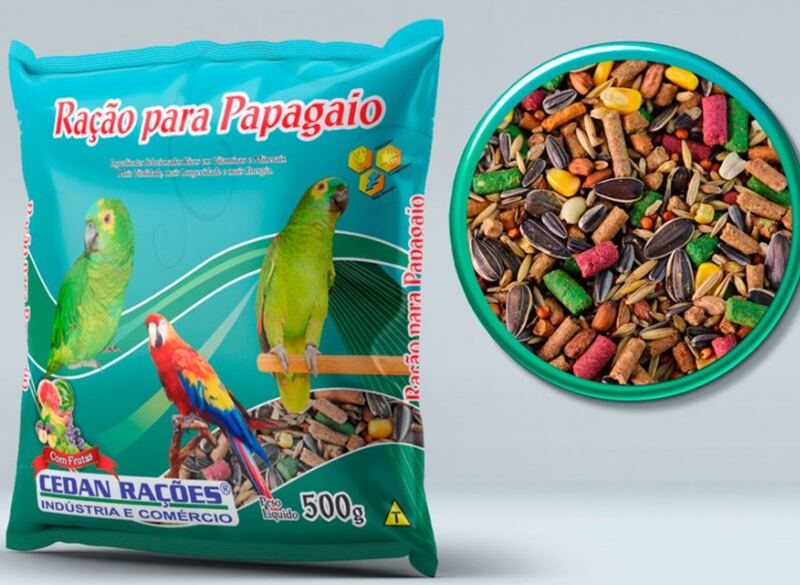 Ração para Papagaio Cedan
