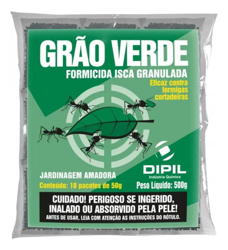 Formicida Isca Granulada Grão Verde