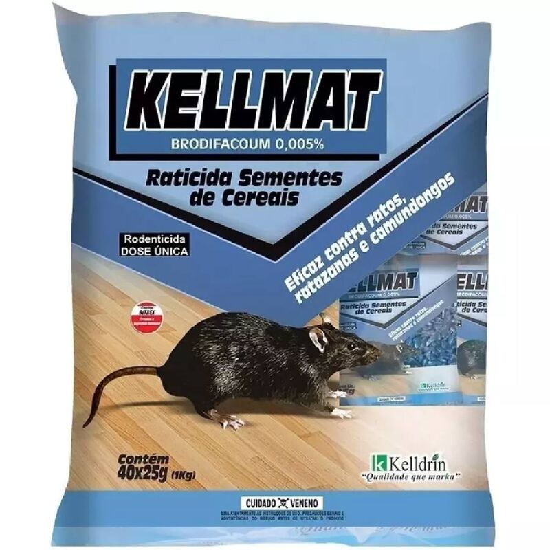 Raticida sementes de cereais