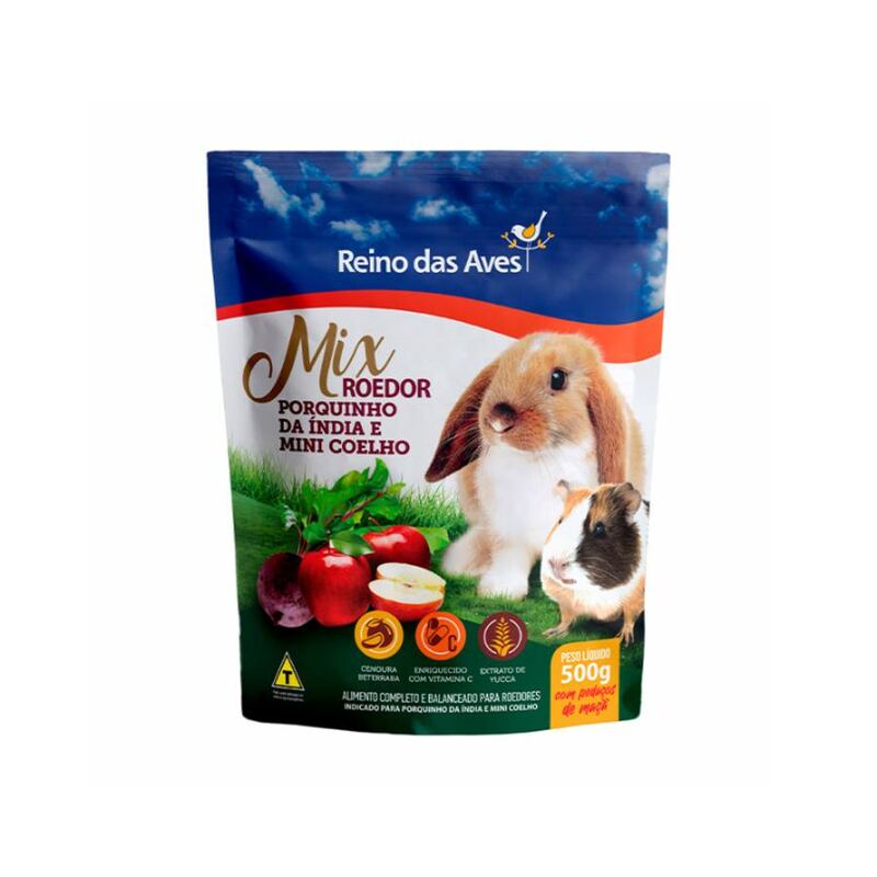 Mix Roedor Porquinho-da-índia e Mini Coelho